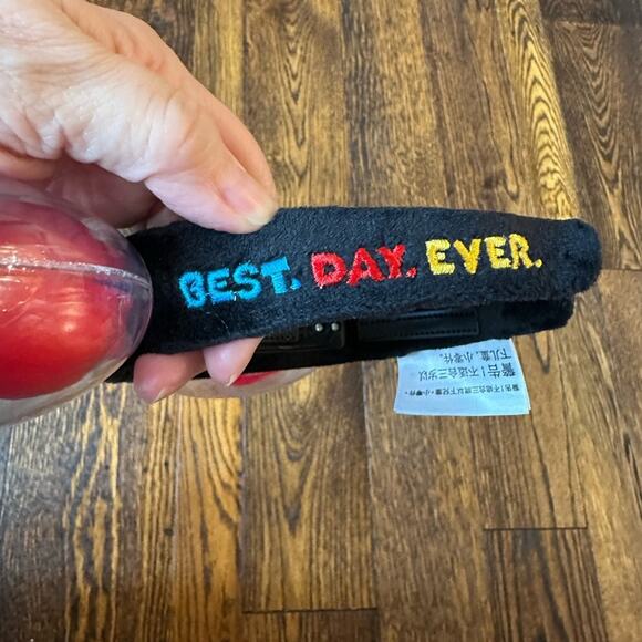 Disney Parks Best Day Ever Mickey‎ Mouse Balloons Red Light Up Ears Headband - Picture 5 of 5